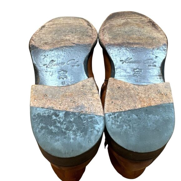 Kenneth Cole Burnished Leather Ankle Boots - Picture 9 of 10